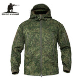 Mege Autumn Men's Military Camouflage Fleece Jacket .Army Tactical Clothing . Multicam Male Camouflage Windbreakers.