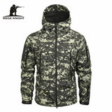 Mege Autumn Men's Military Camouflage Fleece Jacket .Army Tactical Clothing . Multicam Male Camouflage Windbreakers.