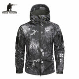 Mege Autumn Men's Military Camouflage Fleece Jacket .Army Tactical Clothing . Multicam Male Camouflage Windbreakers.