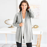 Aachoae Casual Sweater Women Pure Long Sleeve Cardigan Coat. 2020 Autumn Knitted Jumper Cardigan Plus Size Outerwear Womens Tops.