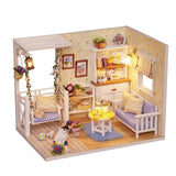 Doll House Furniture Diy Miniature. 3D Wooden Miniature Dollhouse Toys for Children.