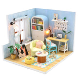 Doll House Furniture Diy Miniature. 3D Wooden Miniature Dollhouse Toys for Children.