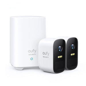 eufy Security, eufyCam 2C 2-Cam Kit, Wireless Home Security System with 180-Day Battery Life, HomeKit Compatibility, 1080p HD