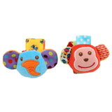 Infant baby toys bebe rattles/socks 2 pcs/set,can make sound,a cute toy for baby.