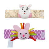 Infant baby toys bebe rattles/socks 2 pcs/set,can make sound,a cute toy for baby.