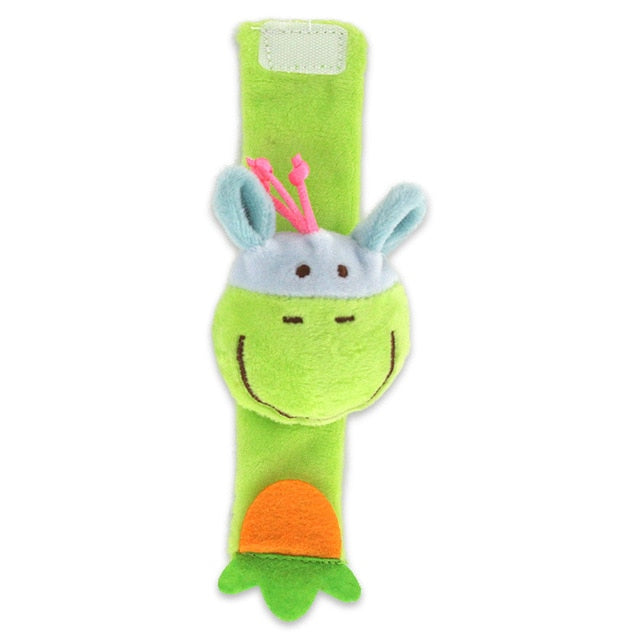 Infant baby toys bebe rattles/socks 2 pcs/set,can make sound,a cute toy for baby.