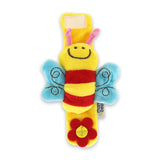 Infant baby toys bebe rattles/socks 2 pcs/set,can make sound,a cute toy for baby.