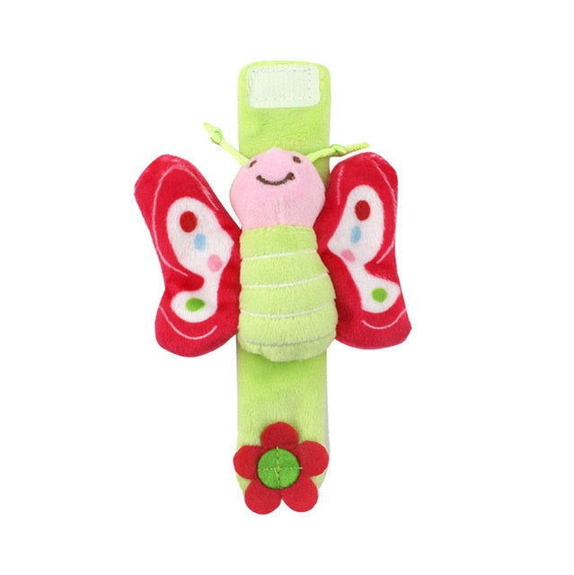 Infant baby toys bebe rattles/socks 2 pcs/set,can make sound,a cute toy for baby.