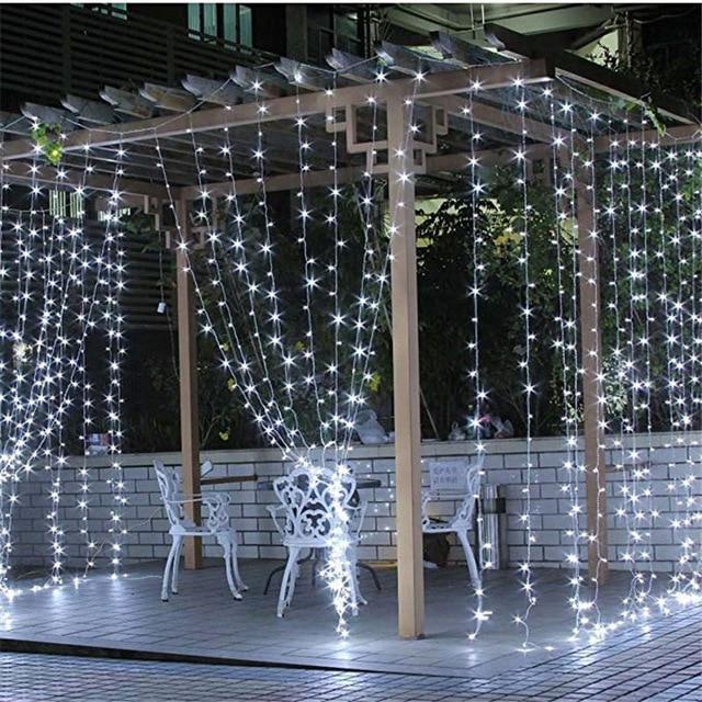 LED Curtain String Lights, Remote Control For Indoor Wall Decorations.,Outdoor, Wedding,Christmas, and New Year Home decor