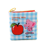 Animal Style Monkey/Owl/Dog Educational Kids Cloth Books. Cute Infant Baby Fabric Educational Book Toy.