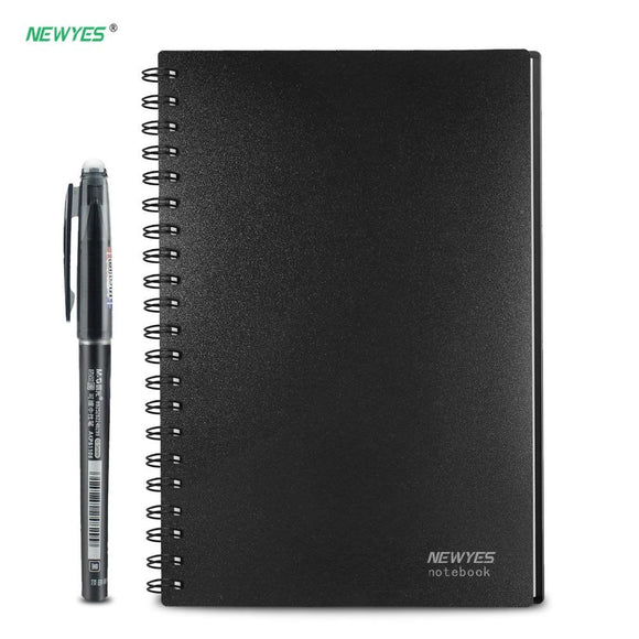 Smart Reusable Erasable Notebook A6 Size. Cloud Saving Notepad with sync pen.