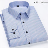 DAVYDAISY 2020 New Arrival Men Shirt Long Sleeve. Shirts Twill Plaid Business Man Shirt .