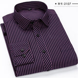 DAVYDAISY 2020 New Arrival Men Shirt Long Sleeve. Shirts Twill Plaid Business Man Shirt .