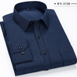 DAVYDAISY 2020 New Arrival Men Shirt Long Sleeve. Shirts Twill Plaid Business Man Shirt .