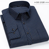 DAVYDAISY 2020 New Arrival Men Shirt Long Sleeve. Shirts Twill Plaid Business Man Shirt .