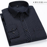 DAVYDAISY 2020 New Arrival Men Shirt Long Sleeve. Shirts Twill Plaid Business Man Shirt .