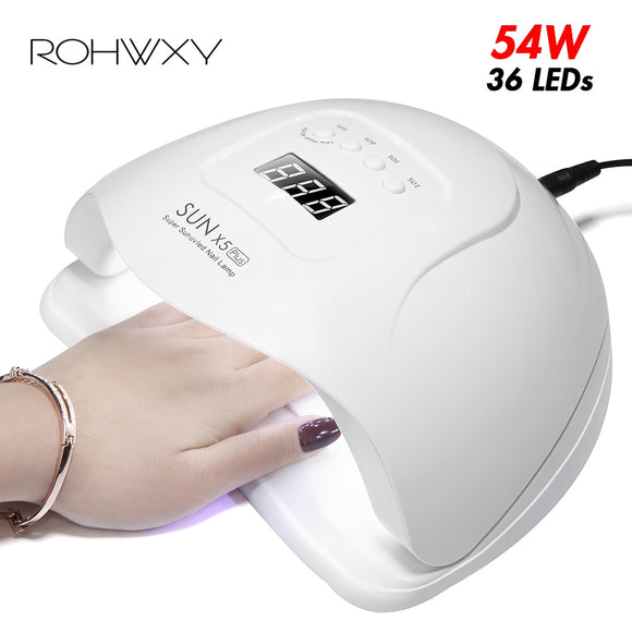 SUN 5X Plus UV LED Lamp For Nails. Dryer 54W/48W/36W Ice Lamp For Manicure. Gel Nail Lamp Drying Lamp For Gel Varnish.