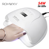 SUN 5X Plus UV LED Lamp For Nails. Dryer 54W/48W/36W Ice Lamp For Manicure. Gel Nail Lamp Drying Lamp For Gel Varnish.