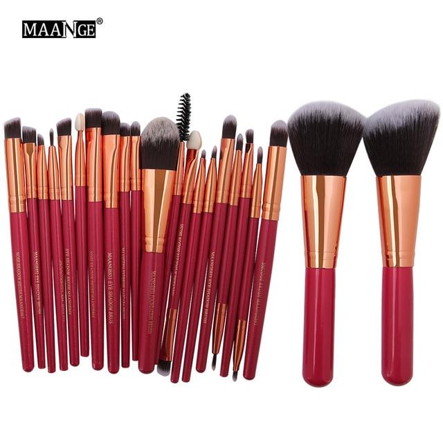 6/15/18Pcs Makeup Brushes Tool Set. Cosmetic Powder Eye Shadow Foundation Blush Blending Beauty Make Up Set.