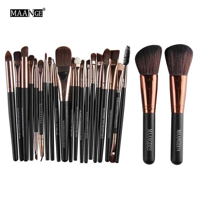 6/15/18Pcs Makeup Brushes Tool Set. Cosmetic Powder Eye Shadow Foundation Blush Blending Beauty Make Up Set.