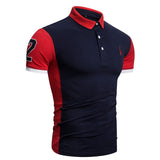 New Summer Cotton POLO Shirt Men. Giraffe Brand Embroidery England Style Mens Polos.