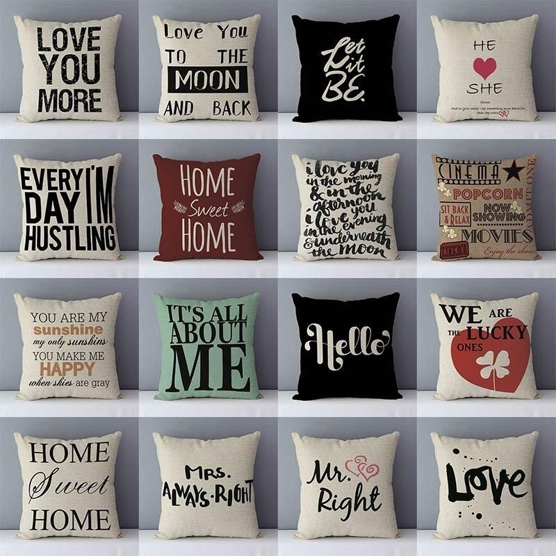 Throw pillowcase, Cushion pillow covers, decorative pillows.