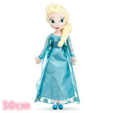 50 CM Frozen Anna Elsa Dolls,Snow Queen Princess Anna Elsa Doll Toys. Stuffed Frozen Plush Kids Toys.