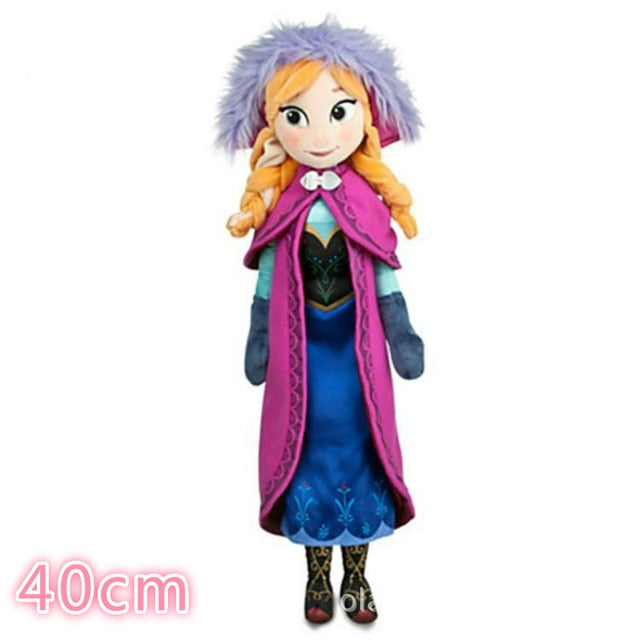 50 CM Frozen Anna Elsa Dolls,Snow Queen Princess Anna Elsa Doll Toys. Stuffed Frozen Plush Kids Toys.