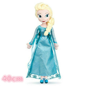 50 CM Frozen Anna Elsa Dolls,Snow Queen Princess Anna Elsa Doll Toys. Stuffed Frozen Plush Kids Toys.