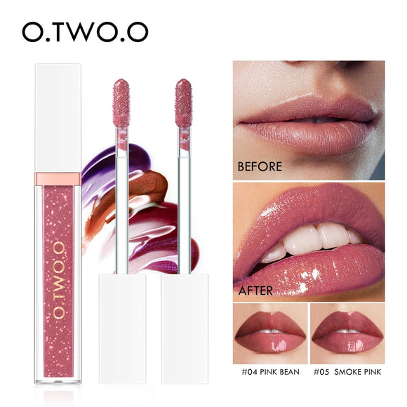 Mirror Glass Lip Gloss Moisturizing Light Gel. No Sticky Shimmer Lipstick Liquid Makeup 7 Color Lipgloss.