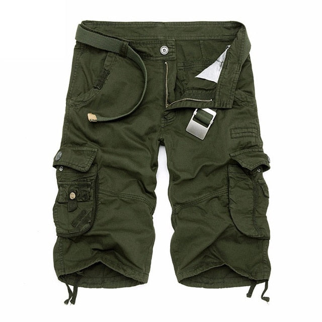 Mountainskin Summer Men's Camo Cargo Cotton Shorts. Military Camouflage Jogger Shorts .