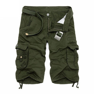 Mountainskin Summer Men's Camo Cargo Cotton Shorts. Military Camouflage Jogger Shorts .