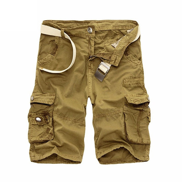 Mountainskin Summer Men's Camo Cargo Cotton Shorts. Military Camouflage Jogger Shorts .