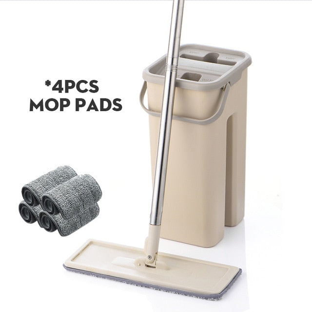 Automatic Spin Mop,ultrafine Fiber Cleaning Cloth.Avoiding Hand Washing,Home Kitchen floor Mop.