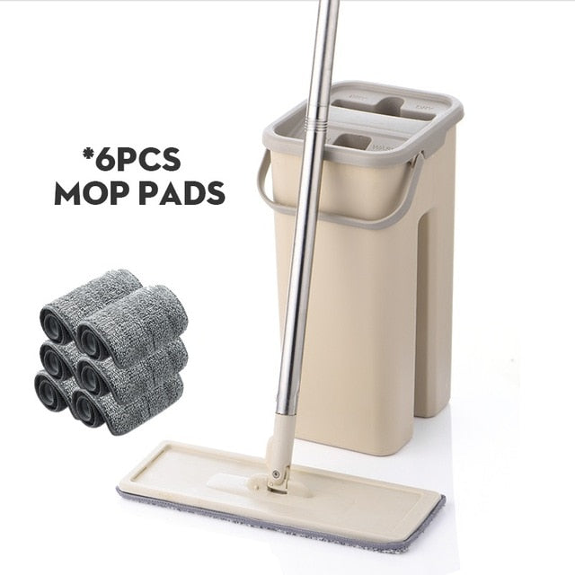 Automatic Spin Mop,ultrafine Fiber Cleaning Cloth.Avoiding Hand Washing,Home Kitchen floor Mop.