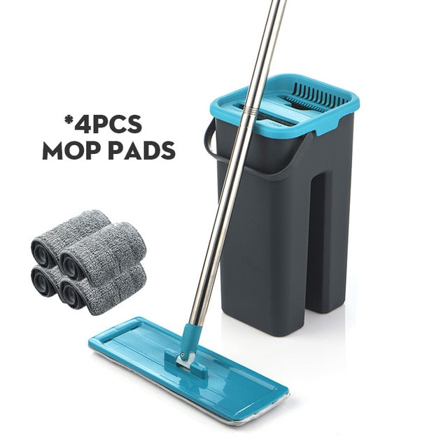 Automatic Spin Mop,ultrafine Fiber Cleaning Cloth.Avoiding Hand Washing,Home Kitchen floor Mop.