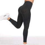 High Waist Seamless Leggings, Fitness Yoga Pants. Push Up Gym Sport Leggings, Slim Stretch Running Tights for Women.