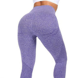 High Waist Seamless Leggings, Fitness Yoga Pants. Push Up Gym Sport Leggings, Slim Stretch Running Tights for Women.