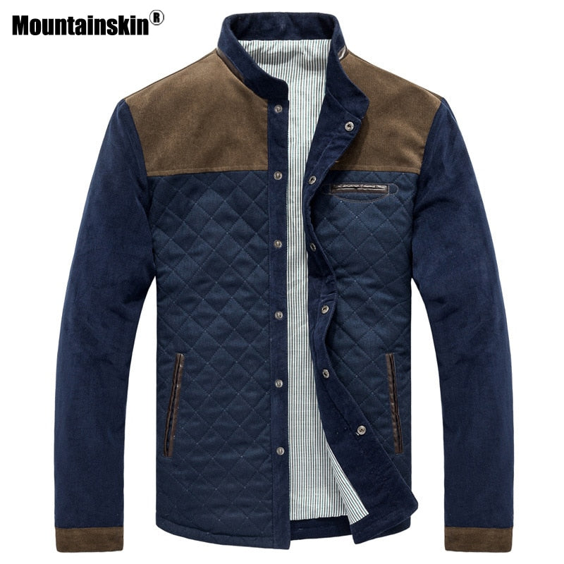 Mountainskin Spring Autumn Men's Jacket. Baseball Uniform Slim Casual Coat.