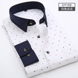 Men Shirt Long Sleeve Floral Printing Plaid Fashion Pocket Casual Shirts. 100% Polyester Soft Comfortable Men Shirt.