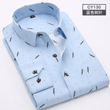 Men Shirt Long Sleeve Floral Printing Plaid Fashion Pocket Casual Shirts. 100% Polyester Soft Comfortable Men Shirt.