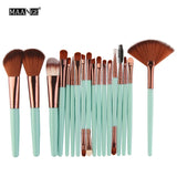 6/15/18Pcs Makeup Brushes Tool Set. Cosmetic Powder Eye Shadow Foundation Blush Blending Beauty Make Up Set.