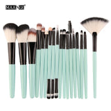 6/15/18Pcs Makeup Brushes Tool Set. Cosmetic Powder Eye Shadow Foundation Blush Blending Beauty Make Up Set.