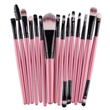 6/15/18Pcs Makeup Brushes Tool Set. Cosmetic Powder Eye Shadow Foundation Blush Blending Beauty Make Up Set.