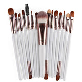 6/15/18Pcs Makeup Brushes Tool Set. Cosmetic Powder Eye Shadow Foundation Blush Blending Beauty Make Up Set.