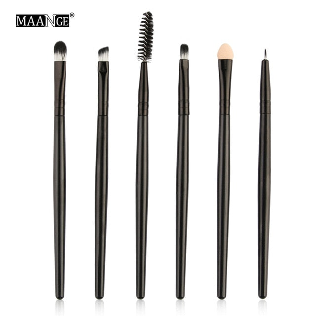 6/15/18Pcs Makeup Brushes Tool Set. Cosmetic Powder Eye Shadow Foundation Blush Blending Beauty Make Up Set.