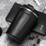 Stainless Steel Thermo Cup Travel Coffee Mug with Lid. Car  Vacuum Flasks Thermocup