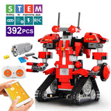 392PCS Creative Electric Remote Control Machinery Building Blocks legoINGlys Technic RC Robot.