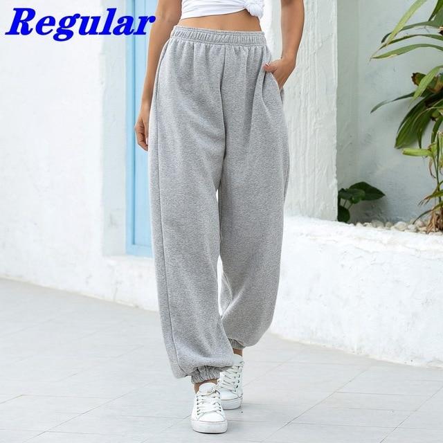 Women Sweatpants. Oversized Joggers and Casual Sweatsuits Pants Set.