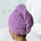 Women Hair Microfiber Rapid drying Bathroom Bath Towels.